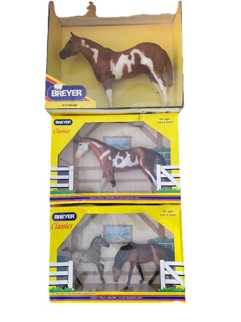 Breyer Horses Vintage Lot of 3 Classics NIB Chestnut #677, 683, 771